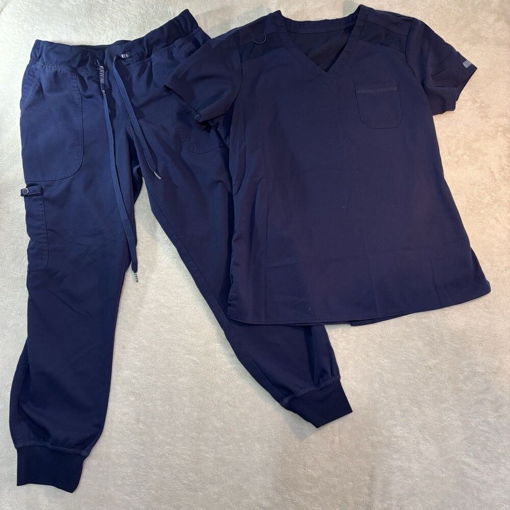 Med Couture Navy Scrub Set